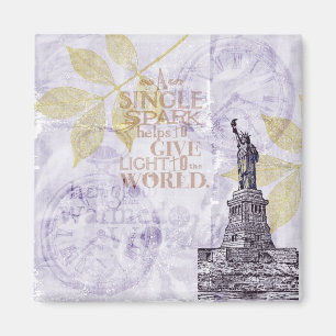 Inspirerad New York frihet Magnet