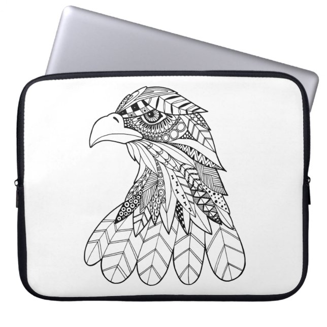 Inspirerad örn laptop sleeve (Framsidan)
