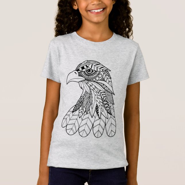 Inspirerad örn t-shirt (Framsida)