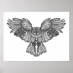 Inspirerad örnuggla 2 poster