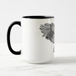 Inspirerad örnuggla mugg