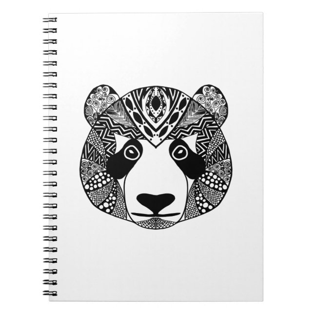 Inspirerad Panda Anteckningsbok (Framsidan)