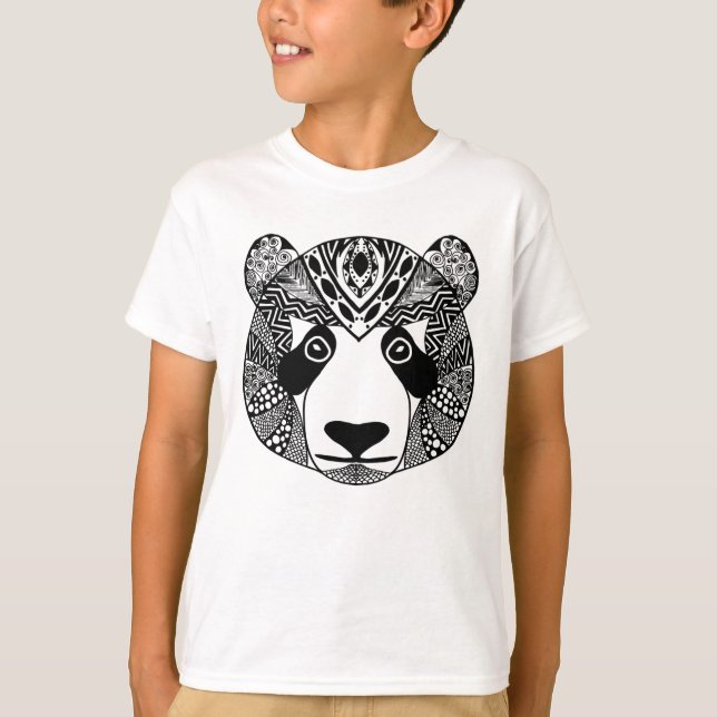 Inspirerad Panda Tee Shirt (Framsida)