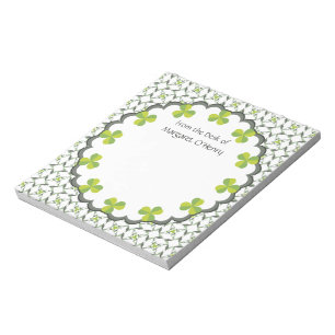 Inspirerad personlig för Shamrock Celtic Anteckningsblock