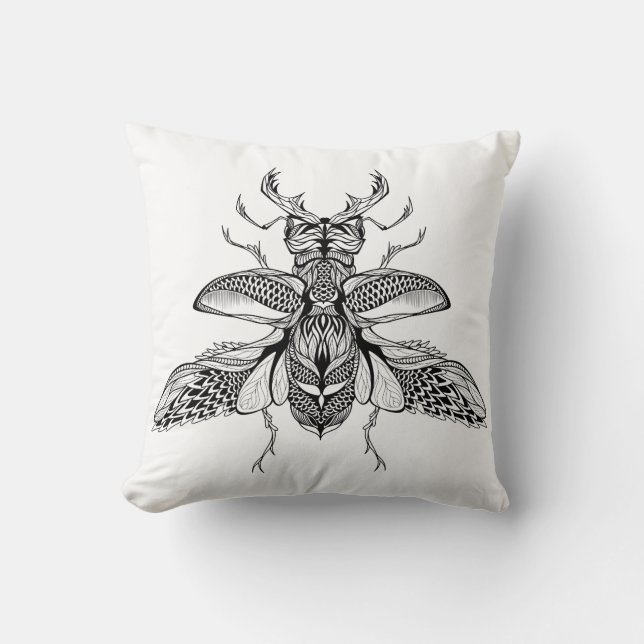 Inspirerad Psychedelic ekoxe Kudde (Framsida)