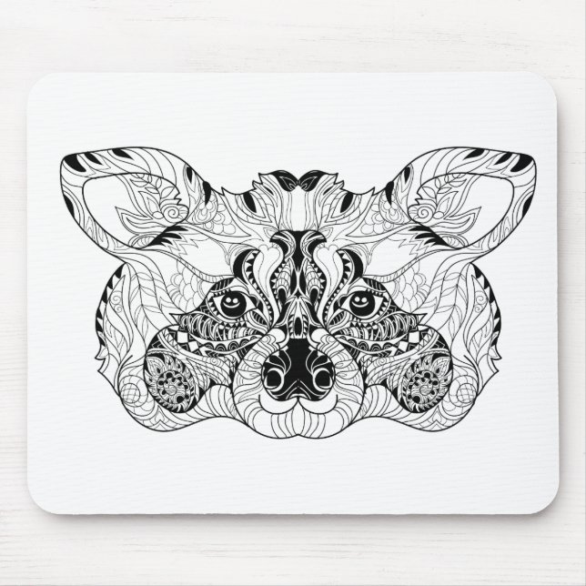 Inspirerad Raccoon Musmatta (Framsidan)
