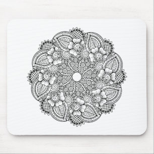 Inspirerad rundadesign musmatta