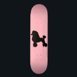 Inspirerad Skateboard för rosa pudelkjol<br><div class="desc">Avbrottet ut din bobbysockor och sadel skor och startdans,  er,  skateboarding! Looks för denna gillar den rosa Skateboard för pudeln kjolen inspirerade en kjol för klassiker50-talpudel. Designen presenterar en svart silhouette av en pudel på en rosa bakgrund. Det är början som ser en lottnågot liknande 50-tal!</div>