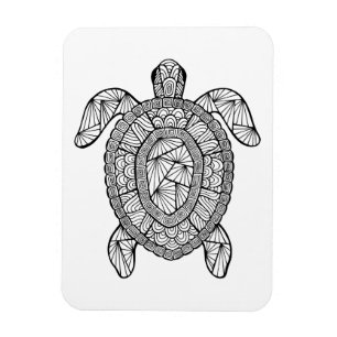 Inspirerad sköldpadda magnet