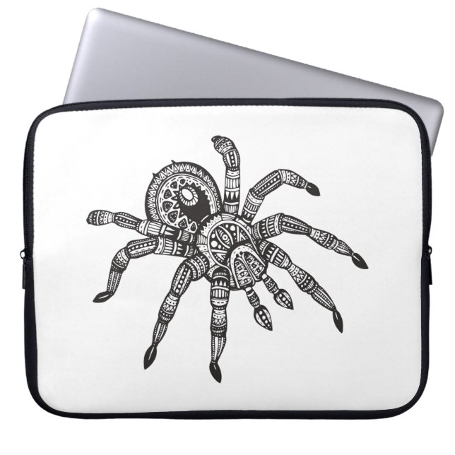 Inspirerad spindel laptop sleeve (Framsidan)