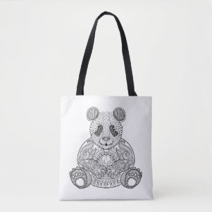 Inspirerad stam- Panda 2 Tygkasse