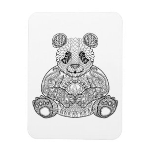 Inspirerad stam- Panda Magnet