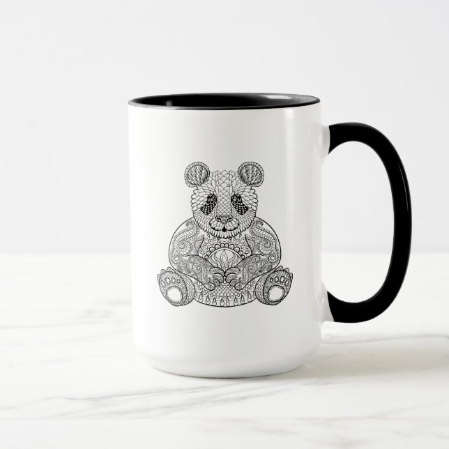 Inspirerad stam- Panda Mugg (Höger)