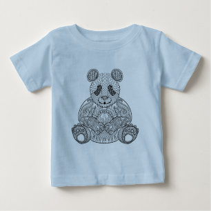 Inspirerad stam- Panda T Shirt