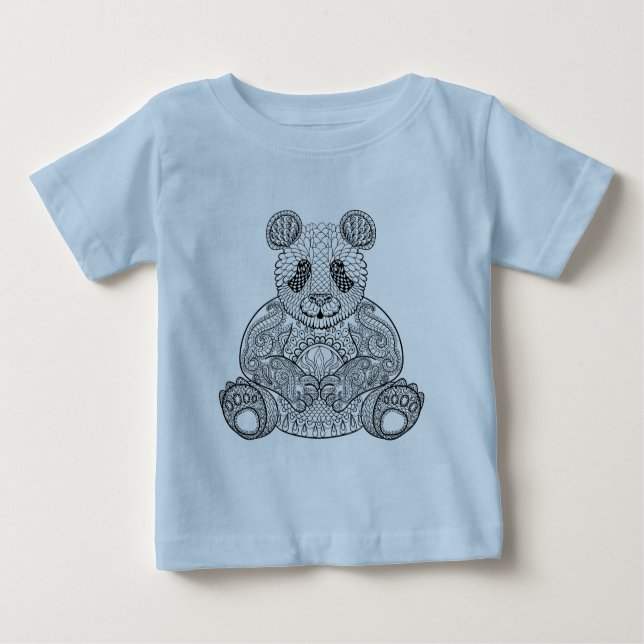 Inspirerad stam- Panda T Shirt (Framsida)