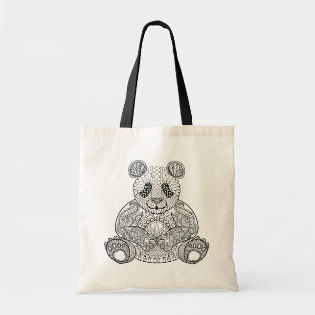 Inspirerad stam- Panda Tygkasse (Framsidan)