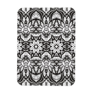Inspirerad stam- stilillustration magnet
