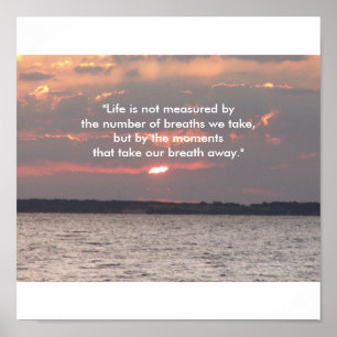 Inspirerad strand poster