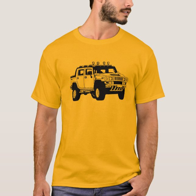 Inspirerad t-skjorta för Hummer T-shirt (Framsida)