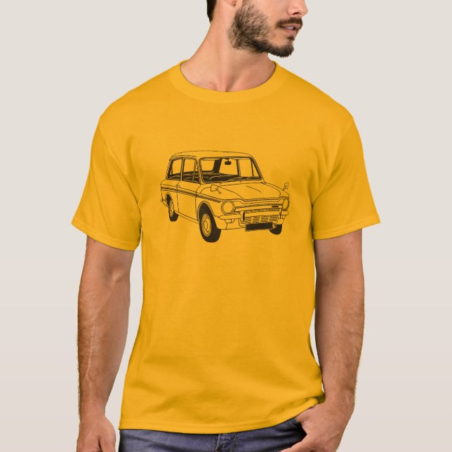 Inspirerad T-tröja för Hillman Imp T-shirt (Framsida)