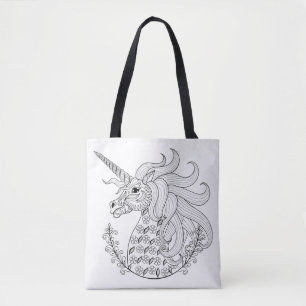 Inspirerad Unicorn 3 Tygkasse