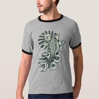 Inspirerad utslagsplats för Koi tatuering T Shirt
