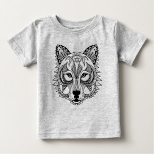 Inspirerad varg t-shirt