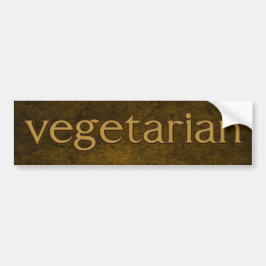 Inspirerad vegetarisk smuts bildekal