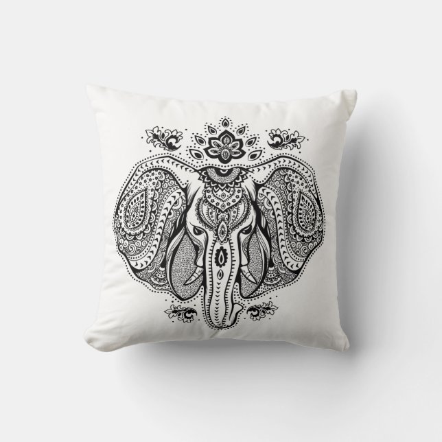 Inspirerad vintageindierelefant kudde (Framsida)