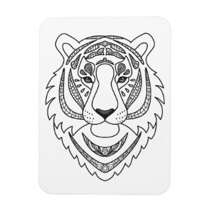 Inspirerad vittiger magnet
