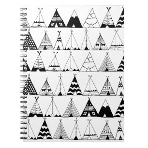 Inspirerad Wigwam Anteckningsbok