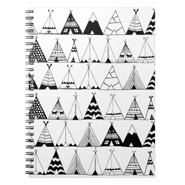 Inspirerad Wigwam Anteckningsbok (Framsidan)