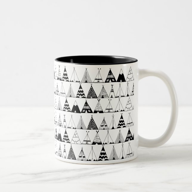 Inspirerad Wigwam Två-Tonad Mugg (Höger)