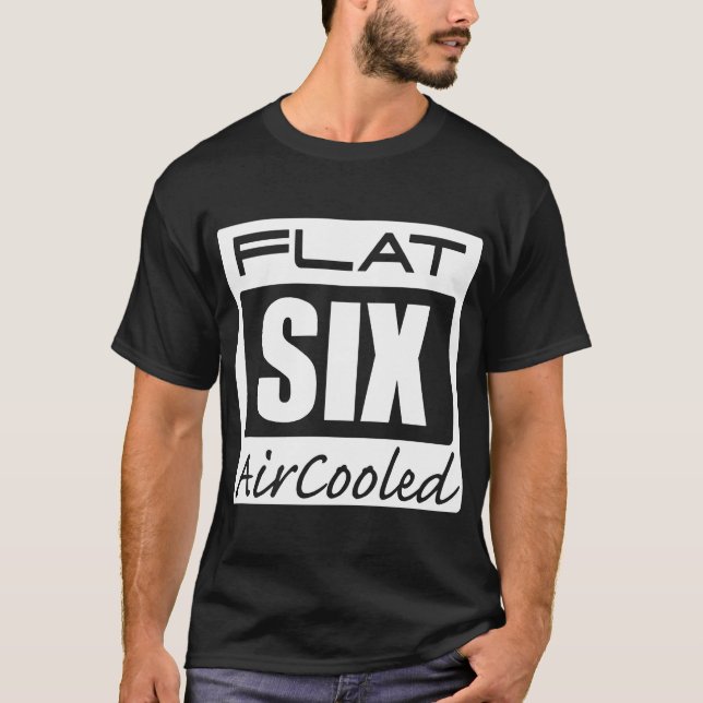 Inspirerade den Aircooled porsche för lägenhet sex T Shirt (Framsida)