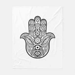 Inspirerade Hamsa räcker Fleecefilt
