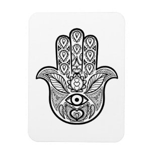 Inspirerade Hamsa räcker Magnet