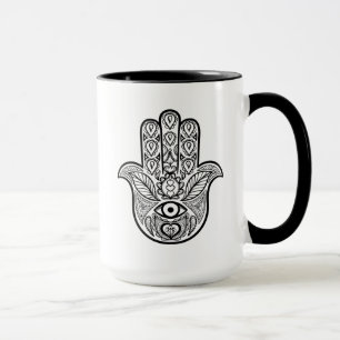 Inspirerade Hamsa räcker Mugg