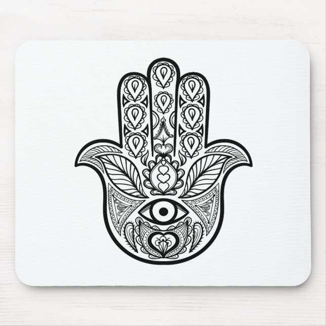 Inspirerade Hamsa räcker Musmatta (Framsidan)