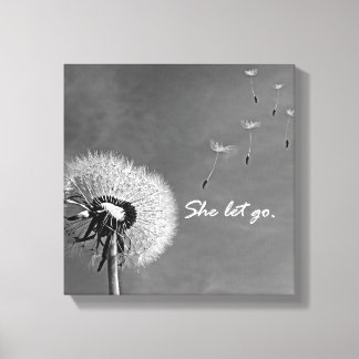 inspirerande att hon lät citera med Dandelion Canvastryck
