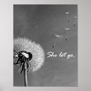 inspirerande att hon lät citera med Dandelion Poster