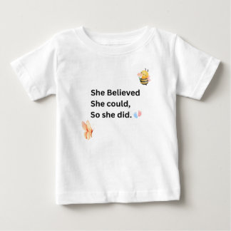 Inspirerande babybodys - Motiverande citat T Shirt