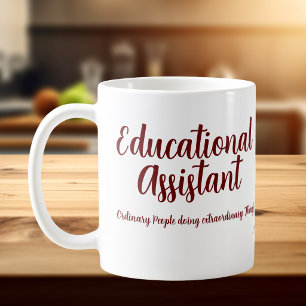 INSPIRERANDE BÄR FÄRG TEXT Utbildningsassistent Kaffemugg