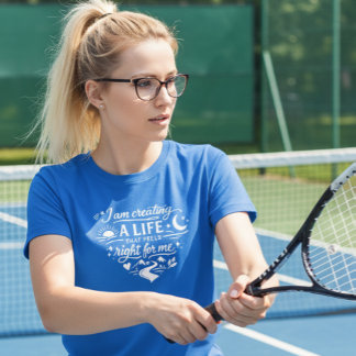 Inspirerande bekräftelse t-shirt