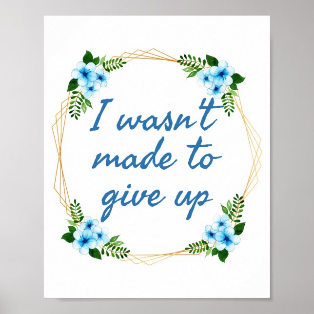 inspirerande bekräftelser för framgång poster (Framsidan)