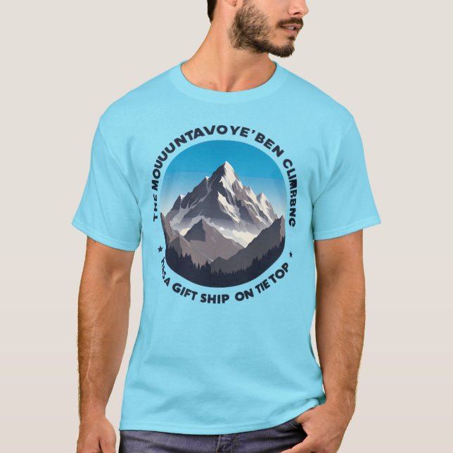 Inspirerande Bergcitat Tröja - Presentbutik Humor (Framsida)