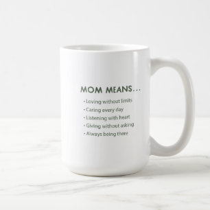 Inspirerande Betydelse Av Mamma Blommig Omslag Kaffemugg