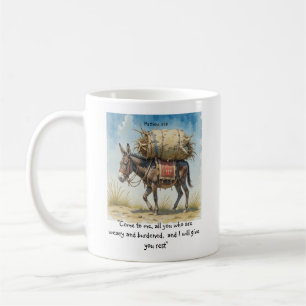 Inspirerande bibelcitat Matteus Kaffemugg