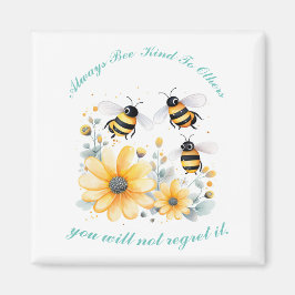 inspirerande blommor är vänliga magnet