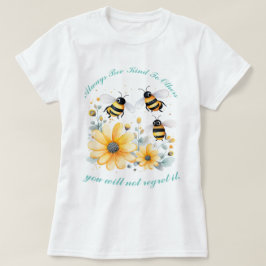 inspirerande blommor är vänliga t shirt