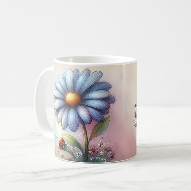 Inspirerande blommor  kaffemugg (Framsida vänster)